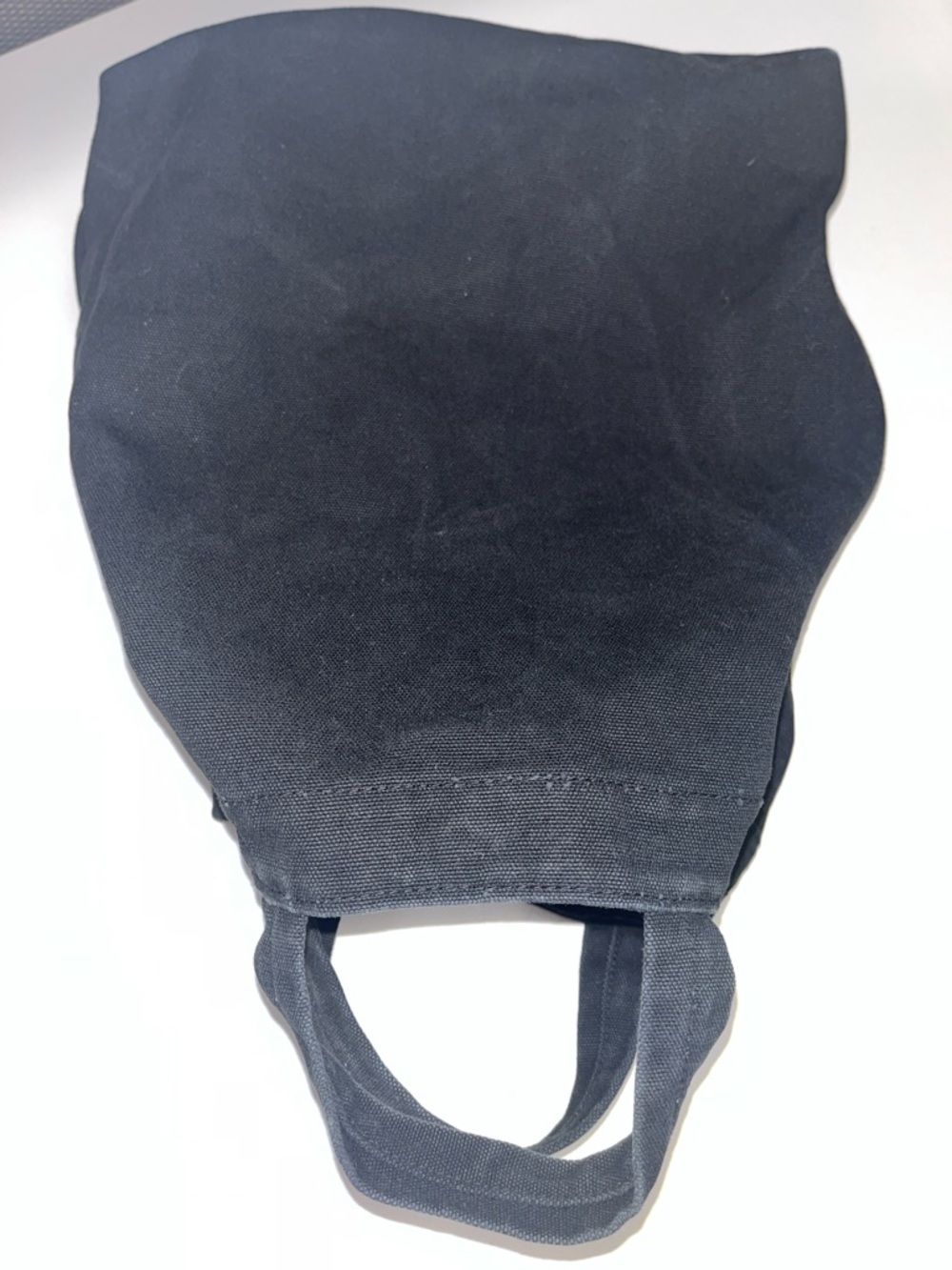 BAGGU Black Canvas Cotton Tote with Adjustable & handles- Strap - Picture 10 of 11